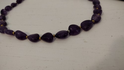 lusso amethyst necklace stauer