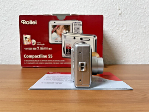Digital Kamera Rollei Compactline 55 - 1 GB Speicherkarte Zubehörpaket OVP - Bild 8 von 22