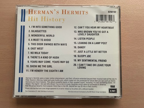 Herman's Hermits - Hit History - Picture 3 of 3