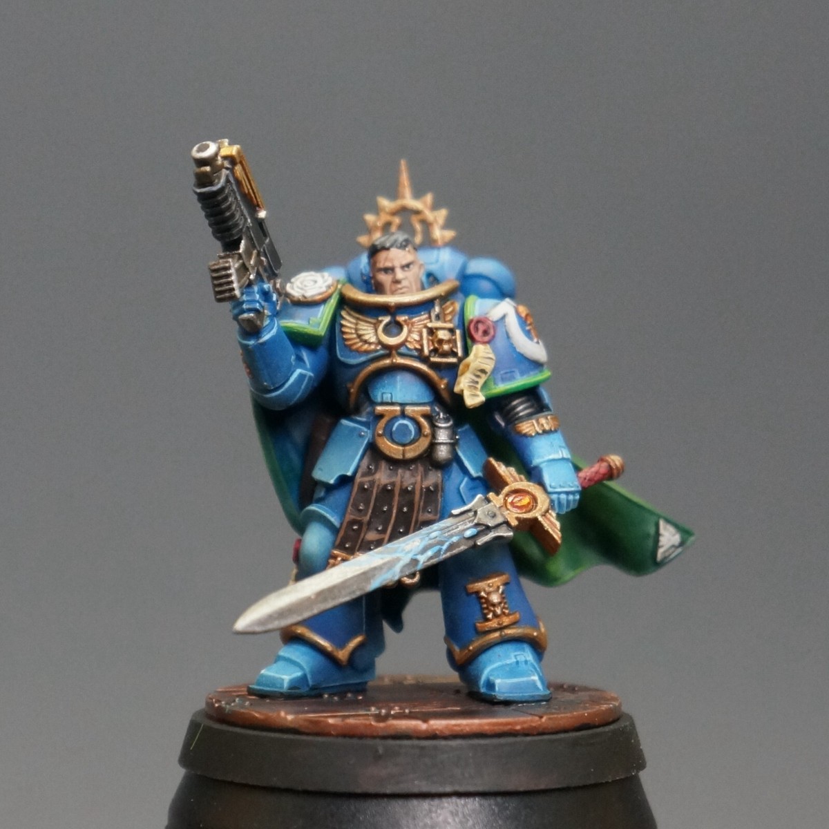 Warhammer 40K Captain Uriel Ventris Ultramarines HQ Hero Fully Warhammer 40K Captain Uriel Ventris Ultramarines HQ Hero Fully