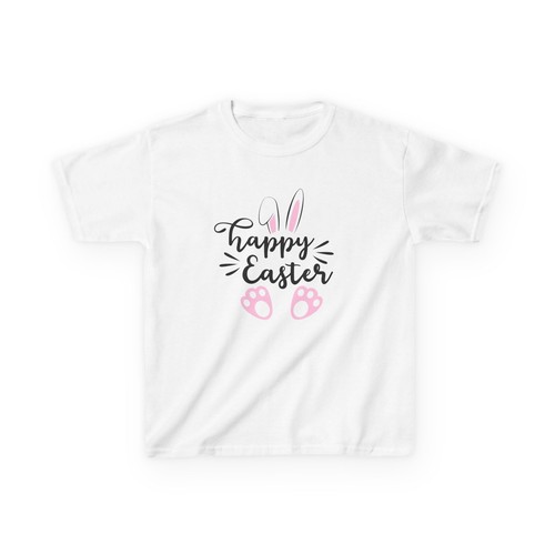 Easter Kids T-shirt, Fun Easter Shirt, Bunny Graphic Tee, Spring Celebration - Picture 2 of 21
