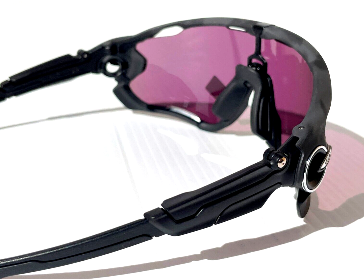 ⭐️7me♬⭐️ NEW Oakley JAWBREAKER Matte Black Camo PRIZM Road Jade Lens