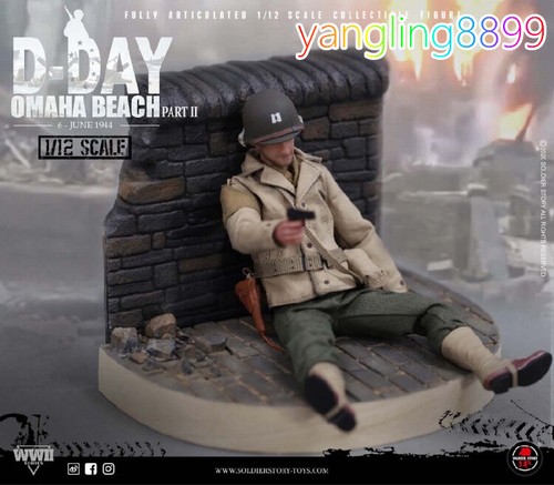 Soldier Story D-DAY WWII US 2nd Ranger Fully Articulated 1/12 Action Figure - Picture 10 of 24