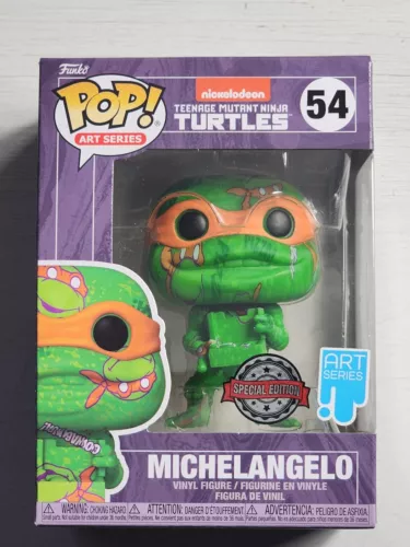 Michelangelo Teenage Mutant Ninja Turtles TMNT Art Series 54 Funko Pop Vinyl