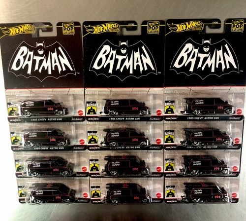 HOT WHEELS 2024 POP CULTURE HXD63 E BATMAN 1985 CHEVY ASTRO VAN ( LOT OF 12 ) - Picture 3 of 5