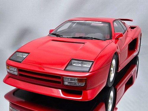 Coche modelo GT Spirit Walter Koenig Ferrari Testarossa biturbo resina roja 1:18 - Imagen 4 de 14