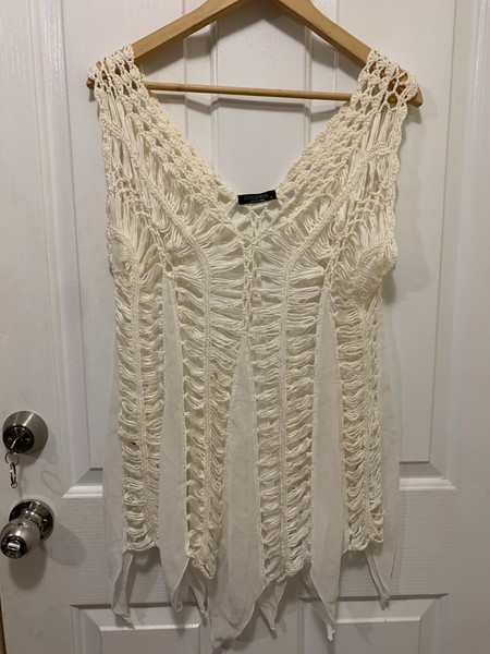 Crossroads Women's Sleeveless Knit Blouse Top Size M