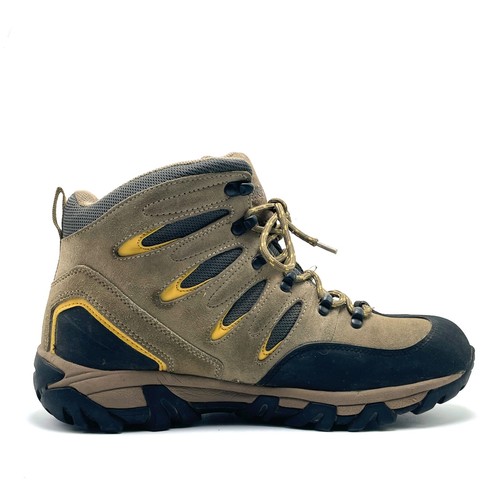 Botas de Senderismo WOLVERINE Wilderness para Hombre Talla 10,5M Cuero Marrón Impermeables con Cordones - Imagen 4 de 11
