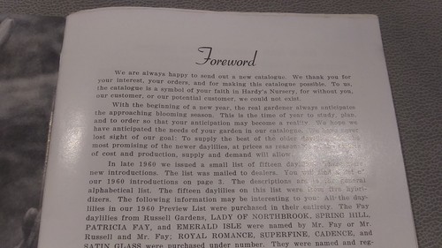 1961 Hardy's Modern Hemerocallis Daylilies Flower Catalog Price List BK1712 - Picture 5 of 10