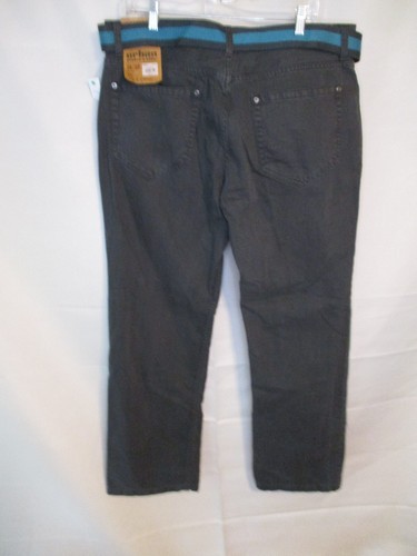 Urban Pipeline Baumwollmischung 36 x 32 GRAU Gürtel Slim Straight Jeans UVP $ 50 NEU
