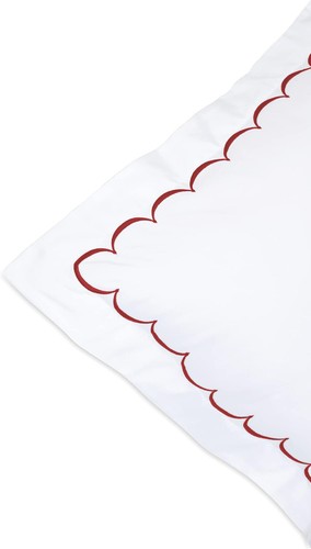 Juego de funda nórdica de algodón egipcio de lujo Simply Monk 600TC bordado de vieira 3 piezas - Imagen 15 de 81
