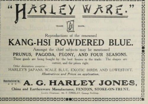 A. G. Harley Jones KANG-HSI Style Blue Jar/Vases Decorative Oriental Style Ware - Picture 22 of 24