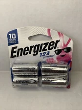 Energizer EL123BP4 3V CR123A Battery - Pack of 4