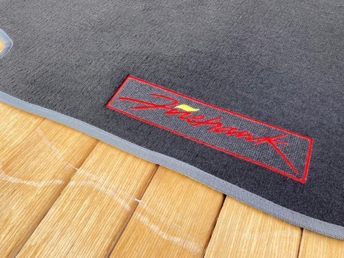 For Pontiac Firehawk gray floor mats carpets front/rear deck mat 93-99 - Picture 7 of 8