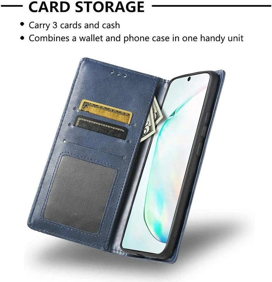 5 x GOGME Red Premium PU Leather Wallet Folio Cases for OnePlus Nord CE 5G - Image 3 of 4