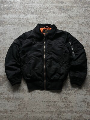 値下げ！stussy FLIGHT BOMBER Stussy Flight Satin Bomber Jacket Black | END. (AR)