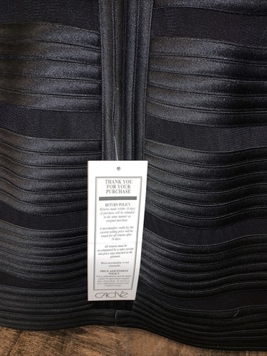 cache ladies size 2 black cocktail /formal dress NWT - Picture 5 of 8