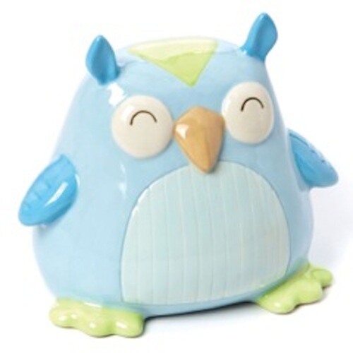 Demdaco - Nat & Jules - Money Bank - Blue Owl - Picture 1 of 2
