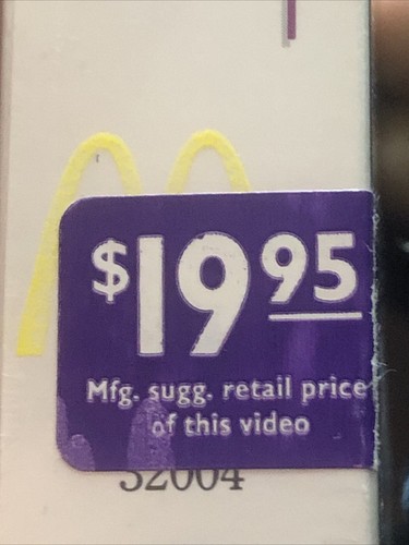 Ghost VHS Tape New 1990 Paramount McDonald's Edition Unopened/ Sealed - Imagen 8 de 9