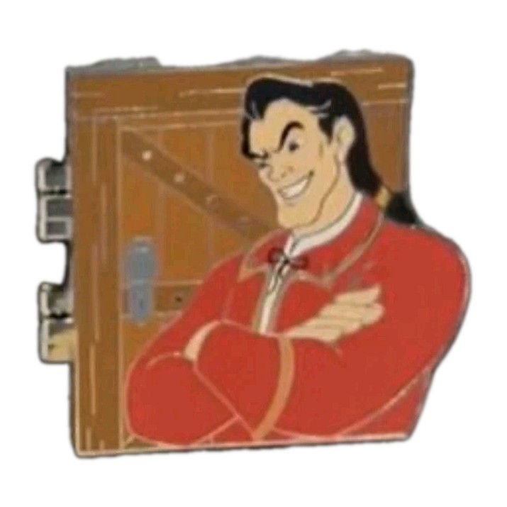 2026 Disney Park Enchanted Doors Pin 4 Of 12 Gaston And Belle LE Pin IN HAND