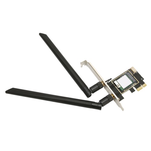 AX210 Desktop Without Cover Wireless Network Card High Speed Tri Band Wirele NEW - Afbeelding 11 van 12