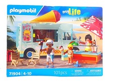 PLAYMOBIL my Life Ice Cream Truck z zestawem sklepu surfingowego 71904 4+ lata NOWOŚĆ