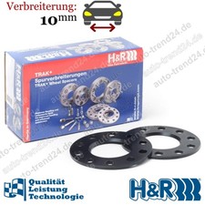 TRAK+ Spurplatten schwarz DR 10mm/Achse u.a.: BMW 3er Touring F31, Bj. 2012-2019