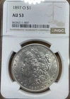 1897-O AU53 NGC Graded Morgan Silver Dollar