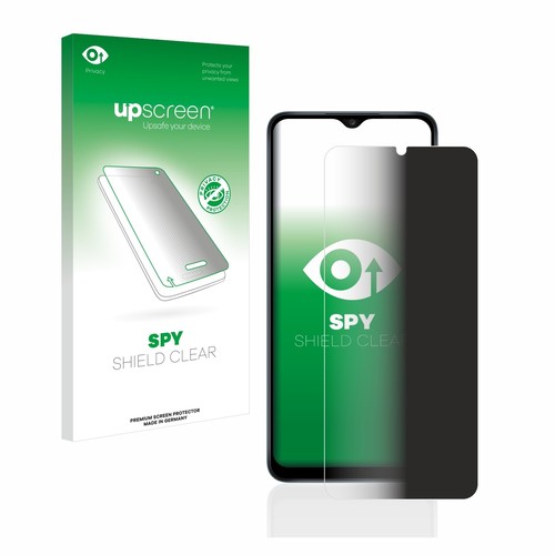 Anti Spy Blickschutz Folie für Samsung Galaxy A12 Schutz Folie Blaulichtfilter