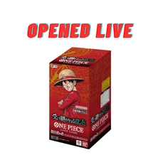 [OPENED LIVE] Japanese One Piece Op-13 Carrying On His Will Booster Box