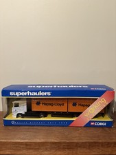 corgi superhaulers TY86620  Scania Skeletal Trailer- Hapag Lloyd