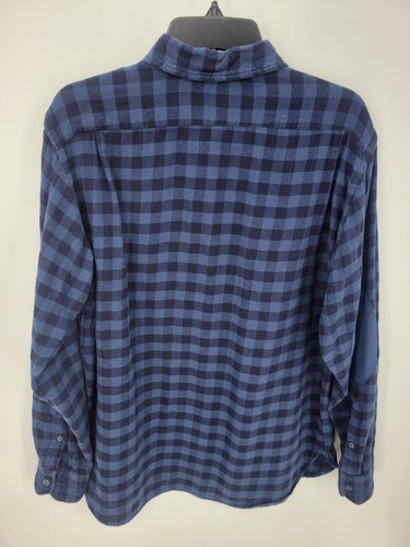 Cremieux Shirt Mens Large Blue Plaid Long Sleeve Button Up Preppy Casual - Picture 2 of 10