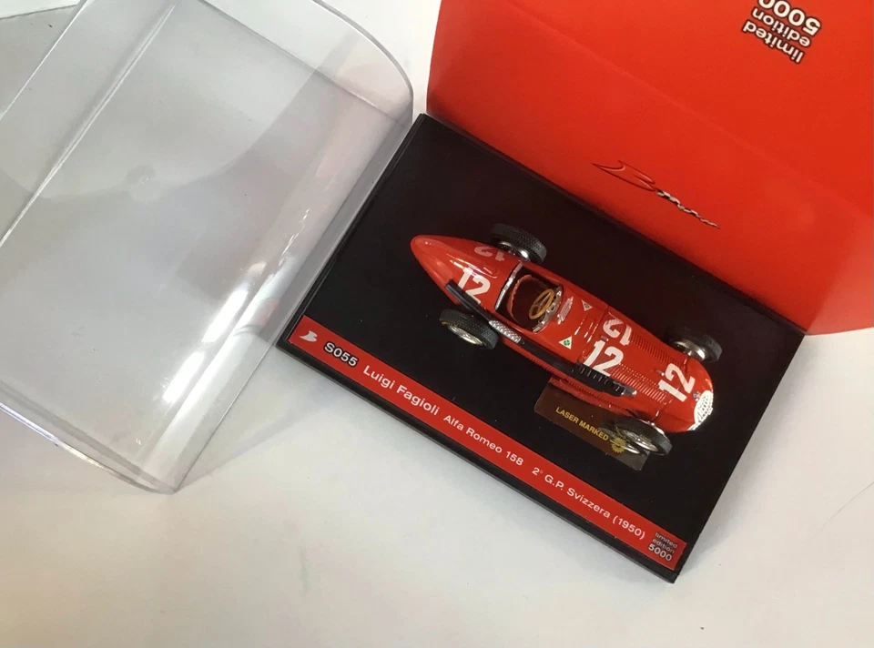 BRUMM Alfa Romeo 158 F1 Luigi Fagioli 2° GP Svizzera 1950 perfetta in scatola - Immagine 2 di 3