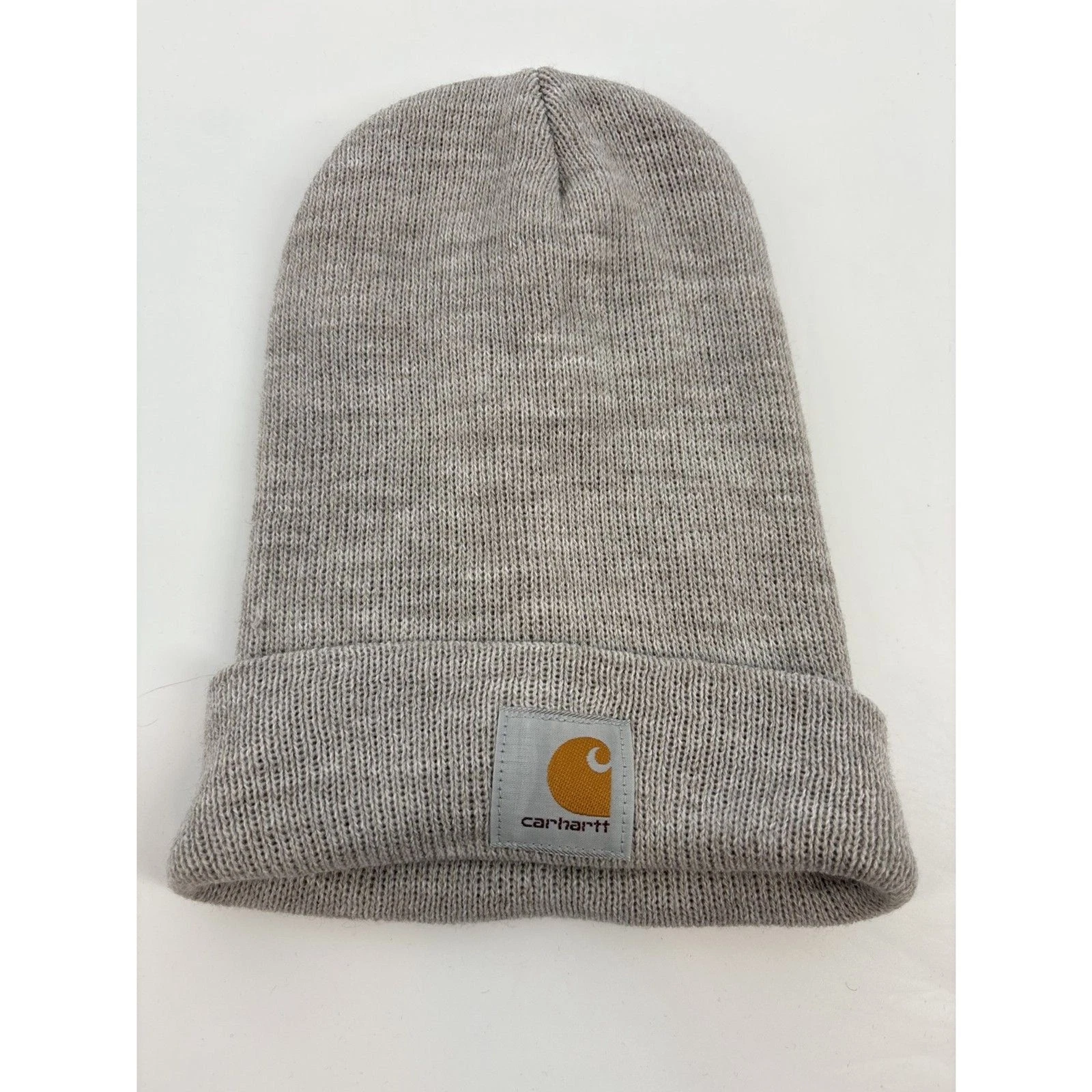 Carhartt Gray Knit Beanie Hat