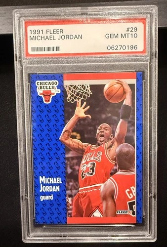 1991-92 Fleer Michael Jordan #29 PSA 10