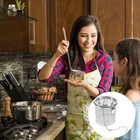 1 Pc Stainless Steel Brine Hamper Useful Seasoning Ball Spice Filter (Silver)