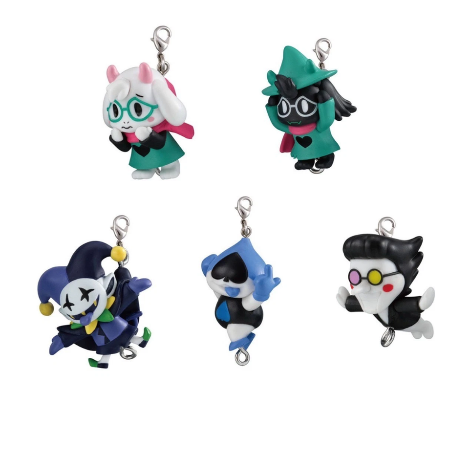 Deltarune Bandai Gashapon Figure Keychain Ralsei Spamton Jevil Lancer ...