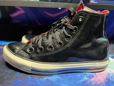 Converse Chuck Taylor All Star Black Patent Leather Hi Size 6 no box