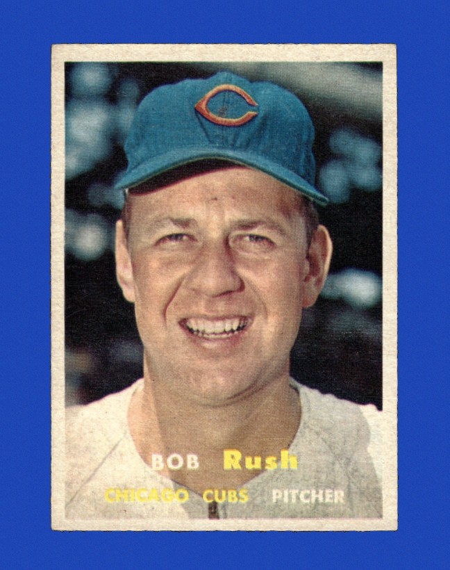 1957 Topps Set-Break #137 Bob Rush EX-EXMINT *GMCARDS*