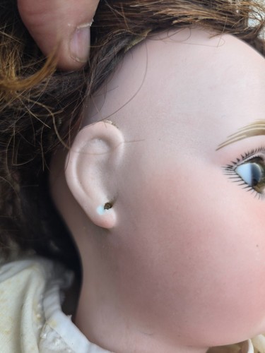 PUPPE RABERY DELPHIEU PORZELLAN 1. EPOCHE GESCHLOSSENER MUND NO2 DOLL BISQUE SIZE - Bild 7 von 20