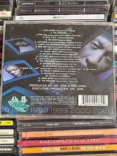 Dr Dre Chronic 2001 CD Eminem Xzibit Kurupt Nate Dogg Snoop - Picture 2 of 4