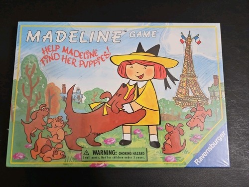 Ravensburger Madeline Game: Help Madeline Find Her Puppies! Vintage 1992 NEW