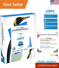 Smooth Finish 20 lb Copy Paper, 500 Sheets, 92 Bright - Perfect for Office Use