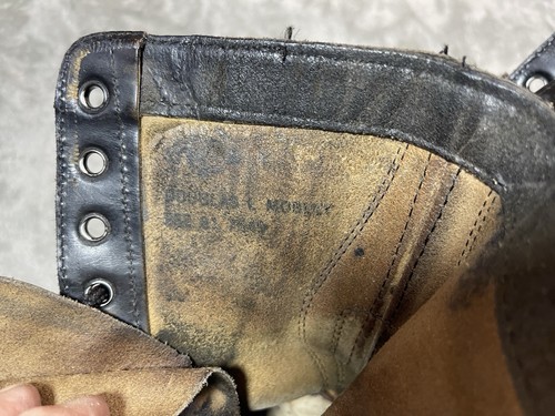 Vintage 1979 RO Search Combat Boots Men 8 W Black US Army Military PH - Bild 13 von 15