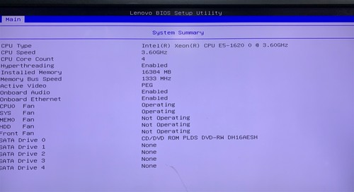 Lenovo ThinkStation S30 TWR Xeon E5-1620 3.60GHz 16GB 1.92TB SSD Win10 Pro GT710 - Picture 8 of 9