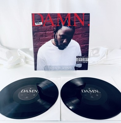 Kendrick Lamar DAMN 2LP Hunter Green Vinyl NM Complete TDE 2017