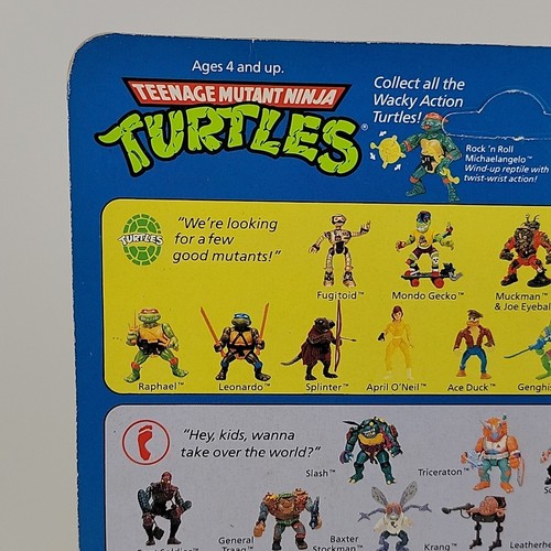 Mondo Gecko - Vintage 1990 TMNT Teenage Mutant Ninja Turtles MOC mit Hülle - Bild 8 von 11