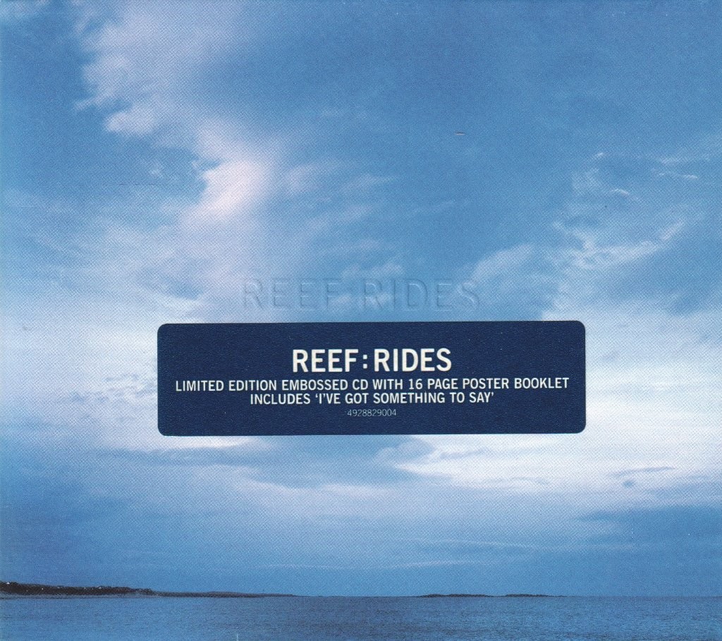 Reef Rides CD UK Sony 1999 limited edition embossed cd with 16 page poster
