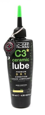 (247,83 EUR/l) Muc-Off C3 Ceramic Dry Lube Trocken Schmiermittel 120 ml