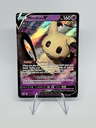 Pokémon TCG Mimikyu V Sword & Shield - Battle Styles 062/163 Holo - 第 1/2 張圖片